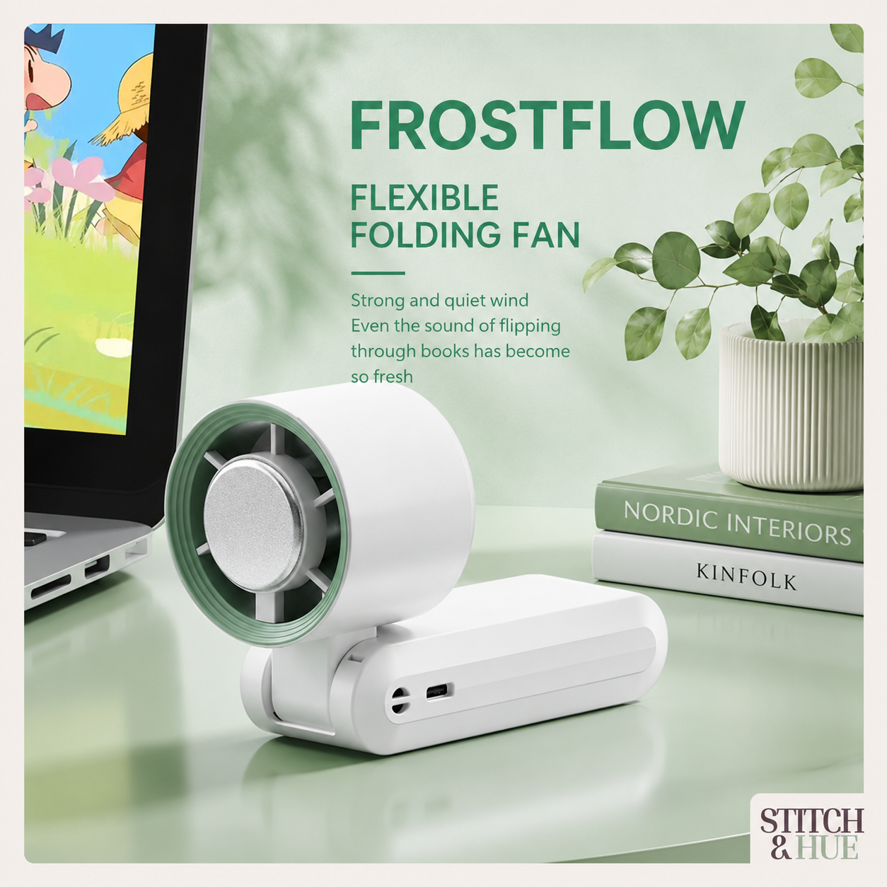 FrostFlow™ Handheld Cooling Fan