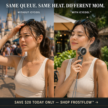 FrostFlow™ Handheld Cooling Fan