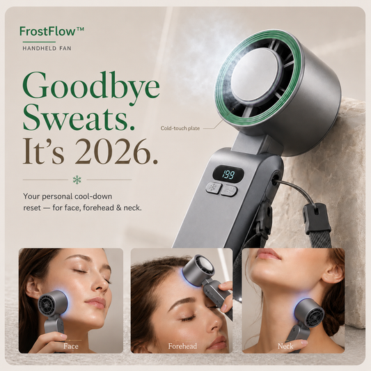 FrostFlow™ Handheld Cooling Fan