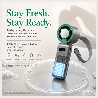 FrostFlow™ Handheld Cooling Fan