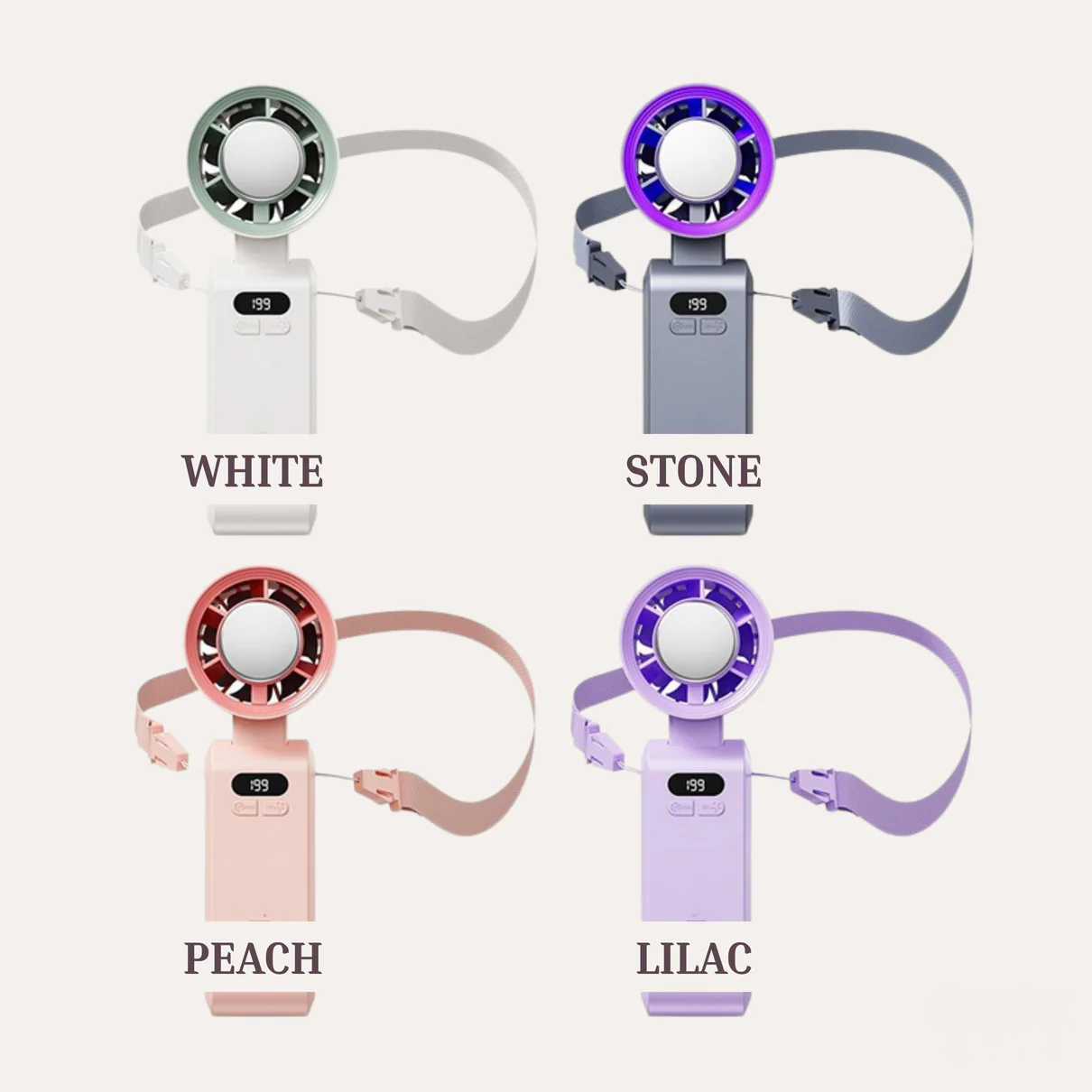 FrostFlow™ Handheld Cooling Fan